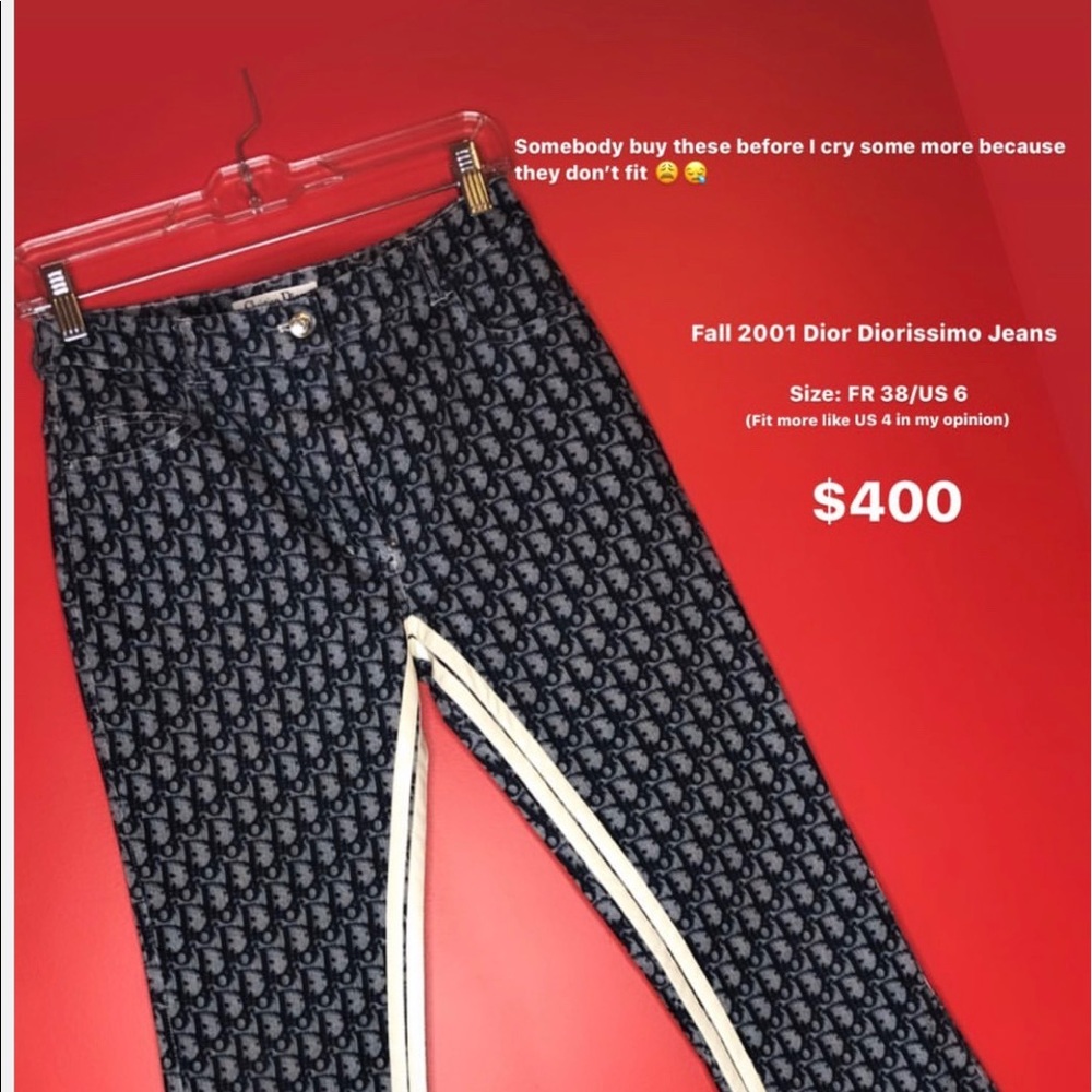 Dior Diorissimo Jeans Fall 2001 Limited Edition